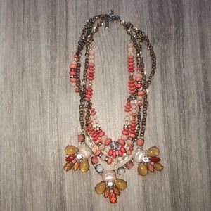 Pink I.N.C. statement necklace